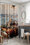 Bathroom Curtain, Seagulls in Istanbul Patterned Shower Curtain, Bathtub Curtain 175X200Cm - 2