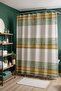 Bathroom Curtain, Linen-Inspired Stripes Patterned Shower Curtain, Bathtub Curtain 175X200Cm