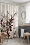 Bathroom Curtain, Red Fruit Garden Patterned Shower Curtain, Bathtub Curtain 175X200Cm - 2