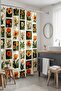 Bathroom Curtain, Sealed Garden Patterned Shower Curtain, Bathtub Curtain 175X200Cm - 3