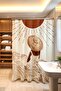 Bathroom Curtain, Bohemian Bronze Summer Patterned Shower Curtain, Bathtub Curtain 175X200Cm - 3