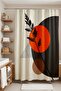 Bathroom Curtain, Bohemian Gray Moon Branch Patterned Shower Curtain, Bathtub Curtain 175X200Cm - 2