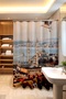 Bathroom Curtain, Seagulls in Istanbul Patterned Shower Curtain, Bathtub Curtain 175X200Cm - 3
