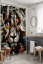 Bathroom Curtain, Ruler of the Myths Patterned Shower Curtain, Bathtub Curtain 175X200Cm - 2