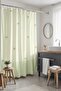 Bathroom Curtain, Water Green Patterned Shower Curtain with Bow, Bathtub Curtain 175X200Cm - 3