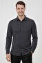 Smoked Modal Fabric Lycra Comfortable Fit Wrinkle-Free Iron-Free Men's Shirt 2602629 - 2
