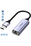 محول USB 3.0 إلى إيثرنت (RJ45 LAN) - جيجابت 1000 ميجابت في الثانية مع مؤشر LED وغلاف من الألومنيوم - C - 2