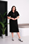 Shirt Collar and Sleeves with Epaulettes Dress - 2