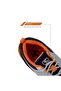 Club 6.0 Cricket Shoe White Navy Orange UK10 Lightweight PU Rubber Stability Comfort Fit - 6