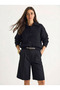 Women's Black Pointelle Knit Buttoned Shawl Collar Cardigan 20251121 - 4