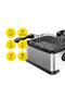 4.0L Stainless Steel Professional Deep Fryer with Adjustable Timer & Temperature - 3