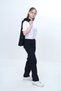Girl's 3-Piece Set Classic Blazer Jacket - Crew Neck T-Shirt - Pants - 7