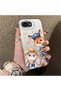 iPhone 17 Pro Max Compatible Luxury and Stylish Cartoon Pattern High-Quality Phone Case