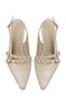 26S-777 6Fx Beige Women's Heeled Shoes - 4
