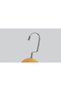Wooden (Silver Hook Lama) Clothes, Shirts, Blouses, Hangers Natural Color 8 Pieces - 3