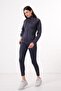 Women's Micro Ruched Zippered Tracksuit Set – Casual Sports Top and Bottom Set - 2