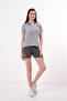 Women's Polo Neck T-Shirt Set Comfortable Fit Summer Casual Combination