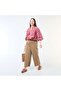 بلوزة حمراء بأكمام طويلة مطرزة - 2