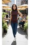 Women's Sleeveless Bodysuit Zero Sleeve High Neck Badi Super Quality Turtleneck Brown