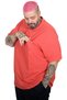 Mode XL Large Size Men's Classic Pique Polo Neck T-Shirt with Pockets 20550 Mercan - 2