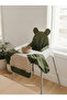 2-Piece Blw Feeding Set - Baby High Chair Cushion and Long Sleeve Bib Set - Pine - 4