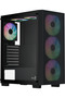 PC Gaming Case, B509A Flow-G-BK-v1 Mid Tower | Expansion Slots, 7 | Supports GPU up to 340mm | Black - 3