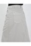 Denim Skirt with Lace Detail - Light Smoke Color - 7