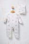 Rocha Baby Zippered Koala and Panda Patterned 2-Piece Jumpsuit and Eared Hat Set - 5