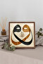 لوحة مربعة بإطار خشبي TK3445