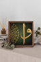 لوحة مربعة بإطار خشبي TK3444