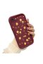 Cute Flower Pattern Claret Red Phone Case Soft Silicone Compatible with iPhone 7/8/Se 2020 2022 - 2