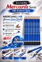 Mercanli Hb Pencil Blue Single Color 12 Pieces, Cornered Body, 17.5 cm