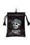 black Golf Themed Skull Hat Design Pouch Portable Drawstring Bag for Golf Balls Ideal Gift for Golfe - 7