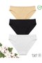 5-Pack Women's Slip Panties Laser Cut No Seam Flexible Cotton Modal M/L/Xl - 6