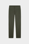 Men's Navy Blue Straight Fit Elastic Waist Trousers - 2
