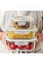 Fresh Oven-Safe Glass Rectangular Container 1040ml – Airtight, Leakproof & Heat-Resistant - 3