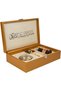 Golden Leather Honey Box With 140g of 100% Natural Emirates Sider + 70g Honey With Premium Nuts