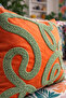 Punch Embroidered Throw Pillow Cover - 43*43 cm - Curve - Pnk001 - 2