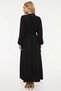 Women's Maxi Dress Crew Neck Long Sleeves Elastic Cuffs Elastic Waist A-Line Plain Woven - 6