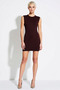 Women's Mini Dress A-Line Crew Neck Sleeveless Knitwear Plain Pattern Special Yarn Medium Thickness Unlined - 5