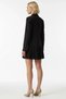 Women's Dress Jacket Mini Length Long Sleeve Standard Cut Collar Buttoned Pleated Detailed Woven Lined - 5