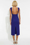 Women's Midi Dress Boat Neck Sleeveless Body-Hugging Woven Fabric Lined Back Detail Plain Pattern - 6