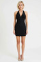 Women's Mini Dress V-Neck Sleeveless Woven Fabric Tulle Detailed Cut Short Length Stylish - 5