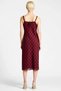 Women's Plus Size Midi Dress Square Neck Thin Straps Sleeveless Plaid Pattern Knitted Stretchy Fabric A-Line - 6