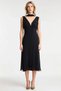 Women's Maxi Dress A-Line Double Breasted Collar Sleeveless Gathered Tulle Knitted Bell Form Lined Daily Use - 5