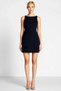 Women's Plus Size Mini Dress Crew Neck Sleeveless A-Line Woven Fabric with Bow and Slit - 5