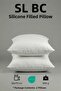 Pack of 2 Antiallergic Bead Silicone Pillows 800 Gr