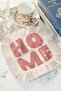 Sweet Home Fringed Coffee Side Presentation Cocktail Napkin - Stylish Bohemian Pink Cream Coaster Tissue - 7