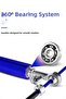 Premium Adjustable 100% Steel Jump Rope with Length Adjustment Jump Rope Blue - 3