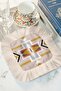 Ethnic Geometric Fringed Showy Presentation Placemat Tissue - Aztec Modern Beige Presentation Napkin - 2